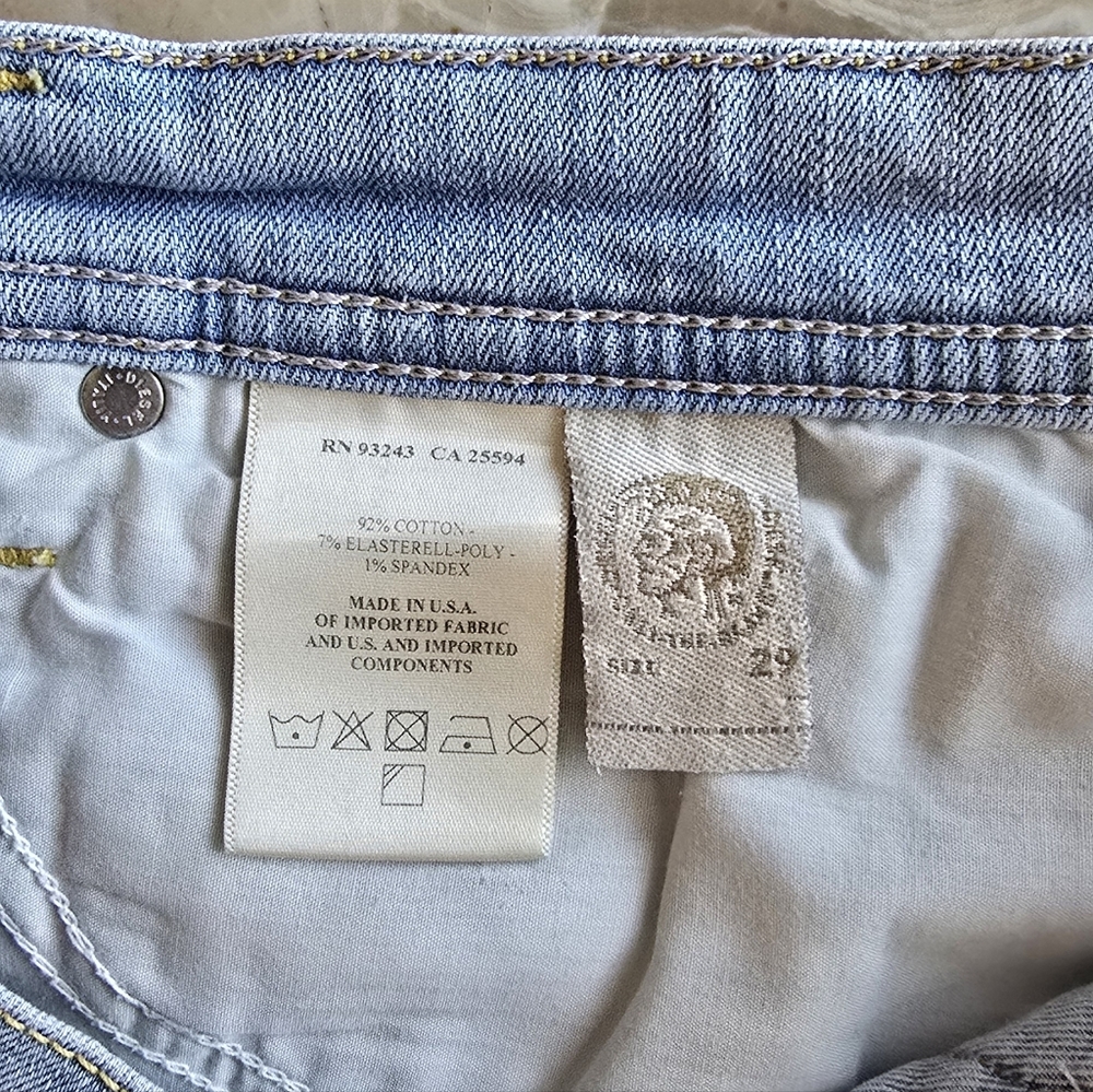 Diesel Alaisi Denim Shorts, Sz 29 - Picture 5 of 8